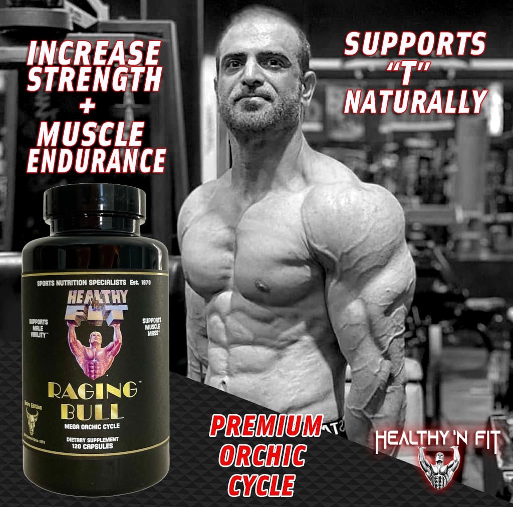 Healthy 'N Fit Raging Bull Mega Orchic - 120 Capsules - image 5