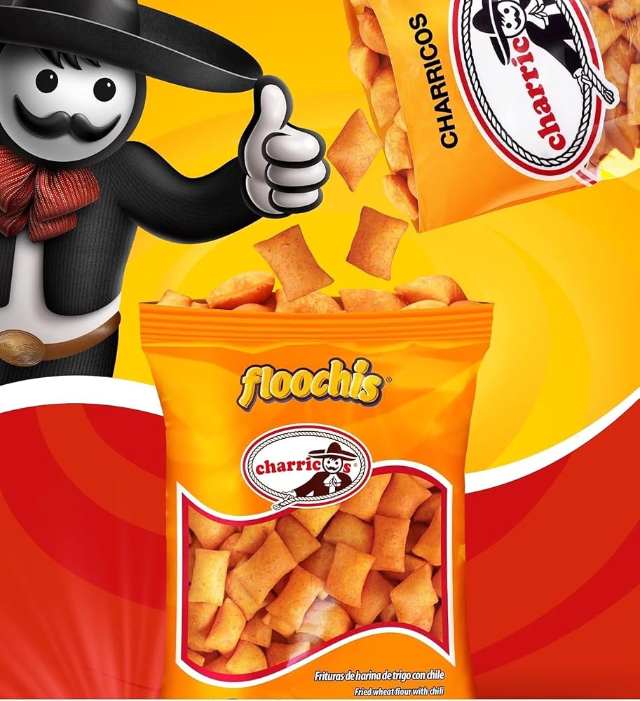 TT-BOX Mexican Charricos Floochis Chile-Lemon Wheat Flour Chips - image 3