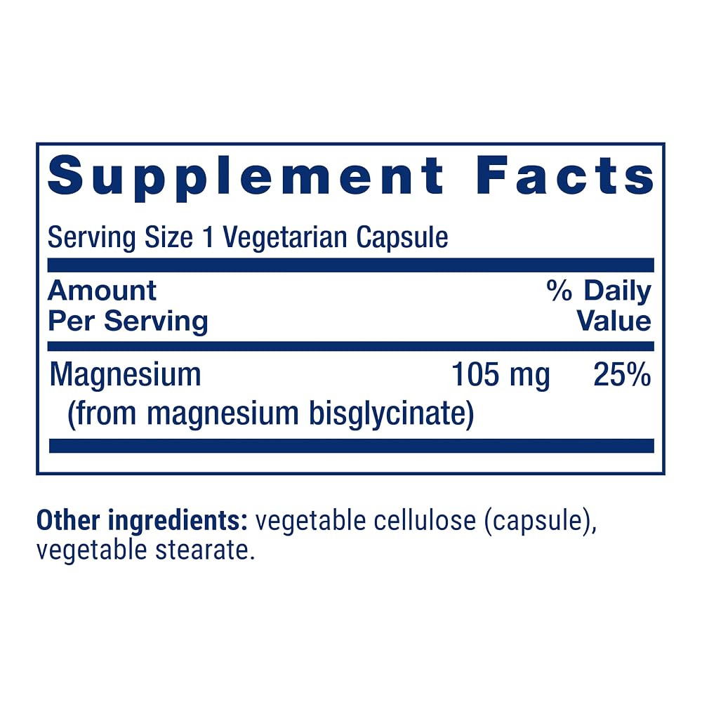 Life Extension Magnesium Glycinate 105 mg - 90 Capsules - image 3