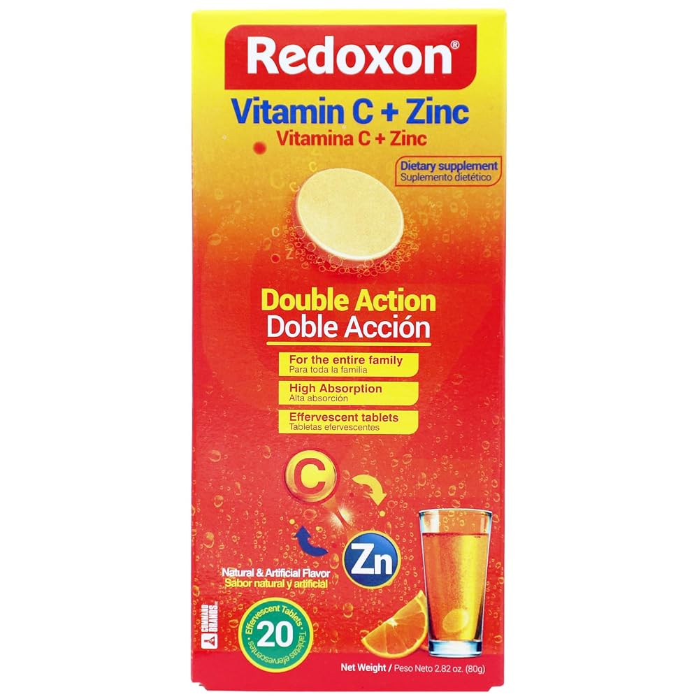 Redoxon Vitamin C + Zinc Effervescent Tablets - 20 Tablets - image 2