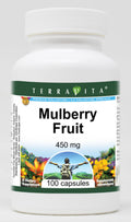Terravita Mulberry Fruit 450 mg - 100 Capsules