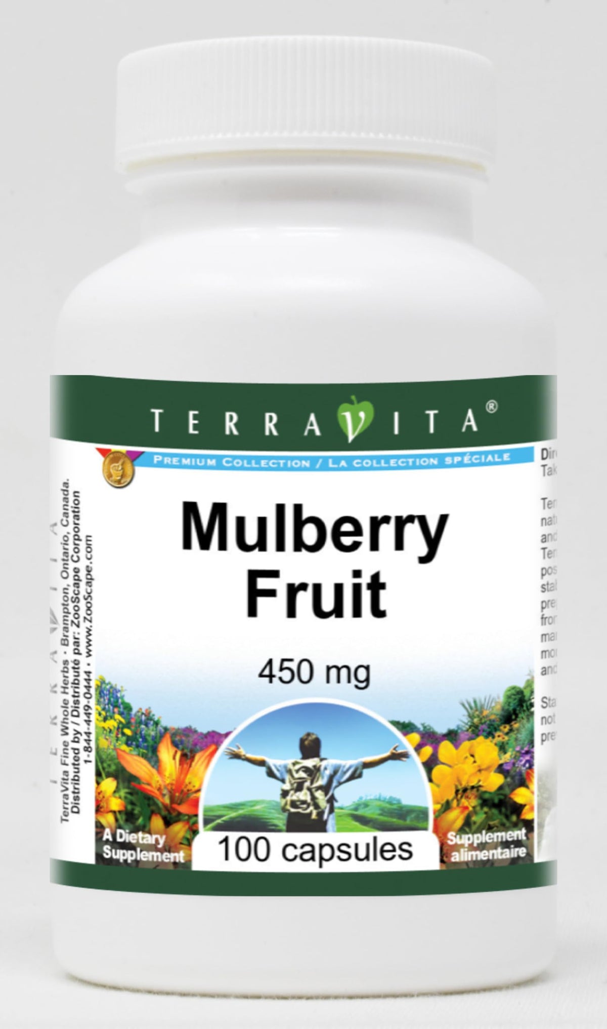 Terravita Mulberry Fruit 450 mg - 100 Capsules