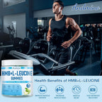 andmino HMB and L-Leucine Gummies for Muscle Growth - 120 Gummies - image 3