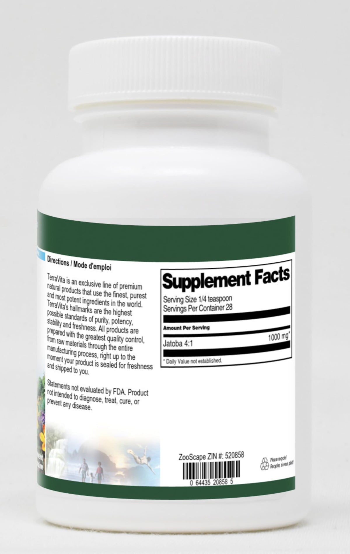 Terravita Jatoba 4:1 Powder Energy Supplement - 3 oz - image 2