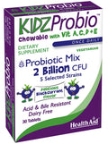 HealthAid KidzProbio Chewable Probiotic for Kids - 30 Tablets
