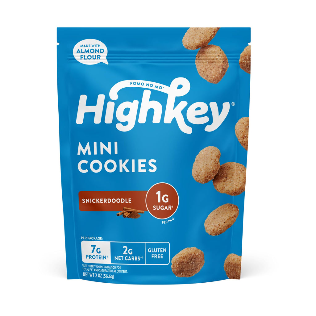HighKey Chocolate Chip Mini Cookies - Keto Snack Healthy Snacks Low