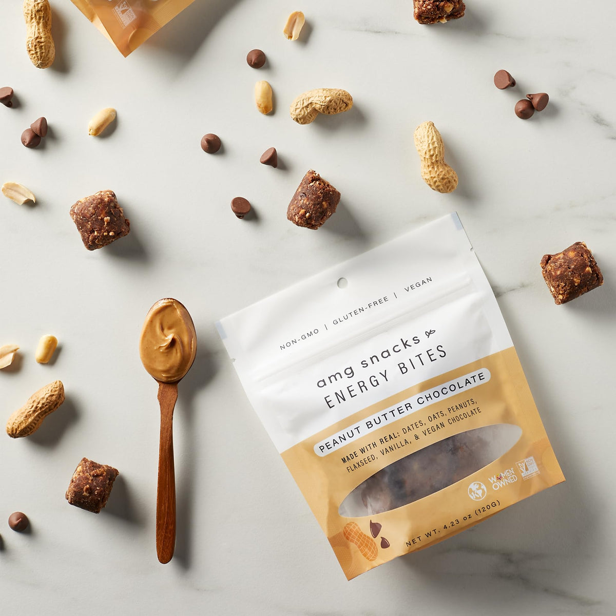 AMG Snacks Peanut Butter Chocolate Energy Bites - 18 Count - image 4