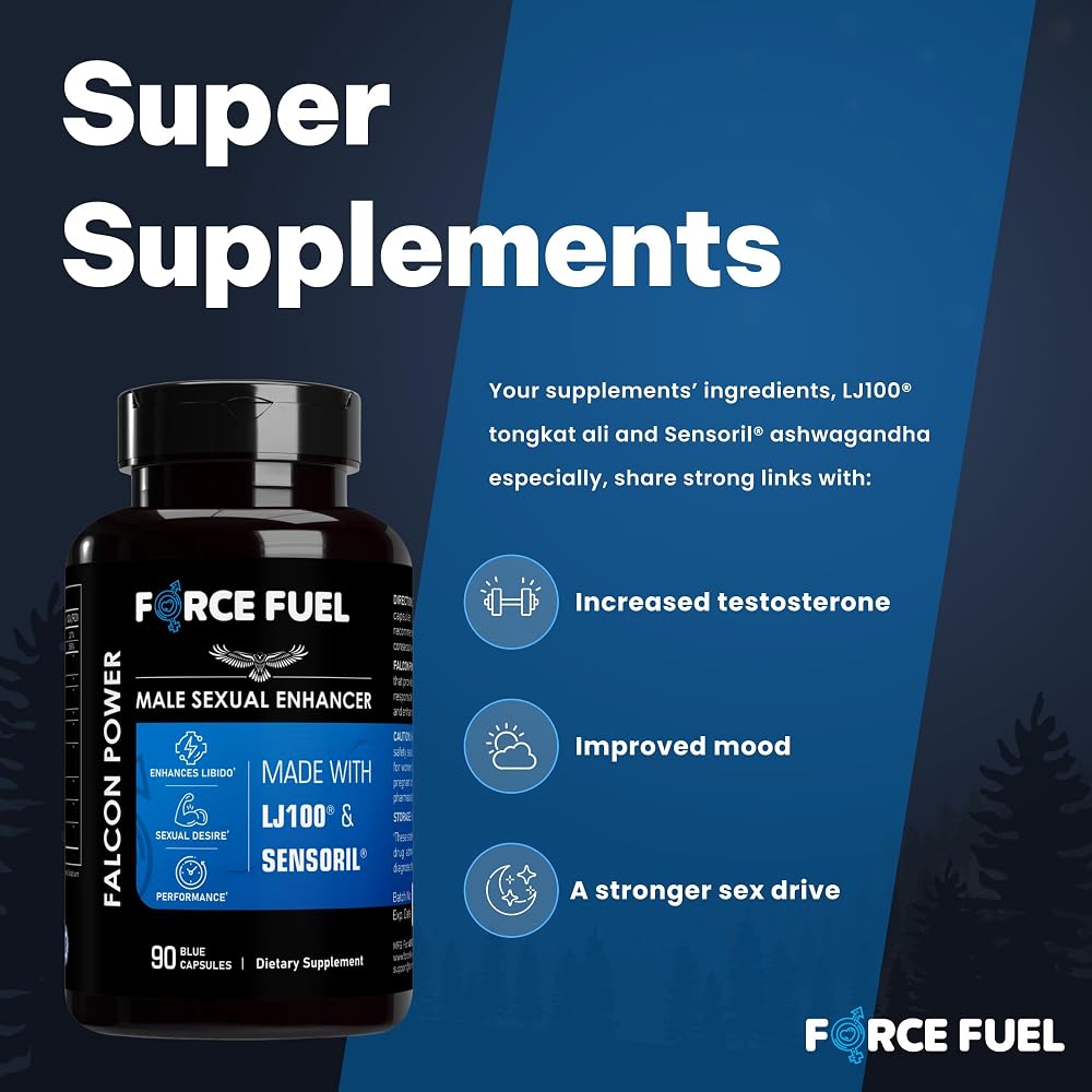 Force Fuel Falcon Power Herbal Supplement for Men - 90 Capsules - image 6