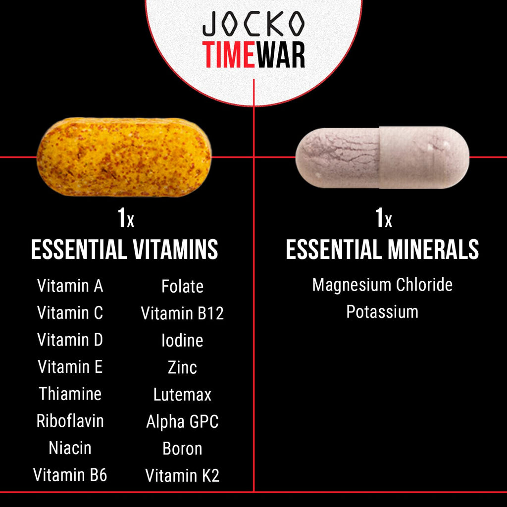 Jocko Fuel Time War Longevity Men's Multivitamin - 30 Servings - image 4