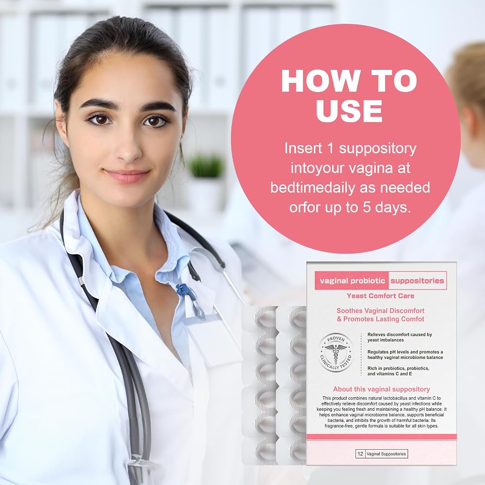 Nahid Vaginal Probiotic Suppository with Hyaluronic Acid - 12 Inserts - image 4