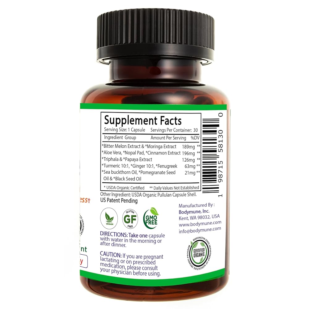 Bodymune Blood Sugar Blend - 30 Capsules - image 5