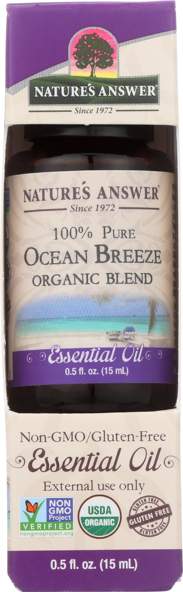 Nature's Answer Essential Oil Blend Ocean Breeze Cooling - 0.5 Fl Oz