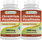 Best Naturals Chromium Picolinate 1000 mcg - 240 Tablets