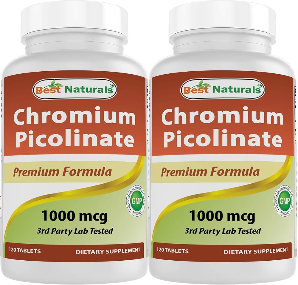 Best Naturals Chromium Picolinate 1000 mcg - 240 Tablets