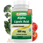 Best Naturals Alpha Lipoic Acid 600 mg - 120 Capsules