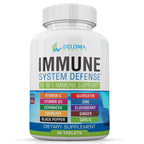 Deloma Health 10 in 1 Immune System Support Supplement - 60 Capsules