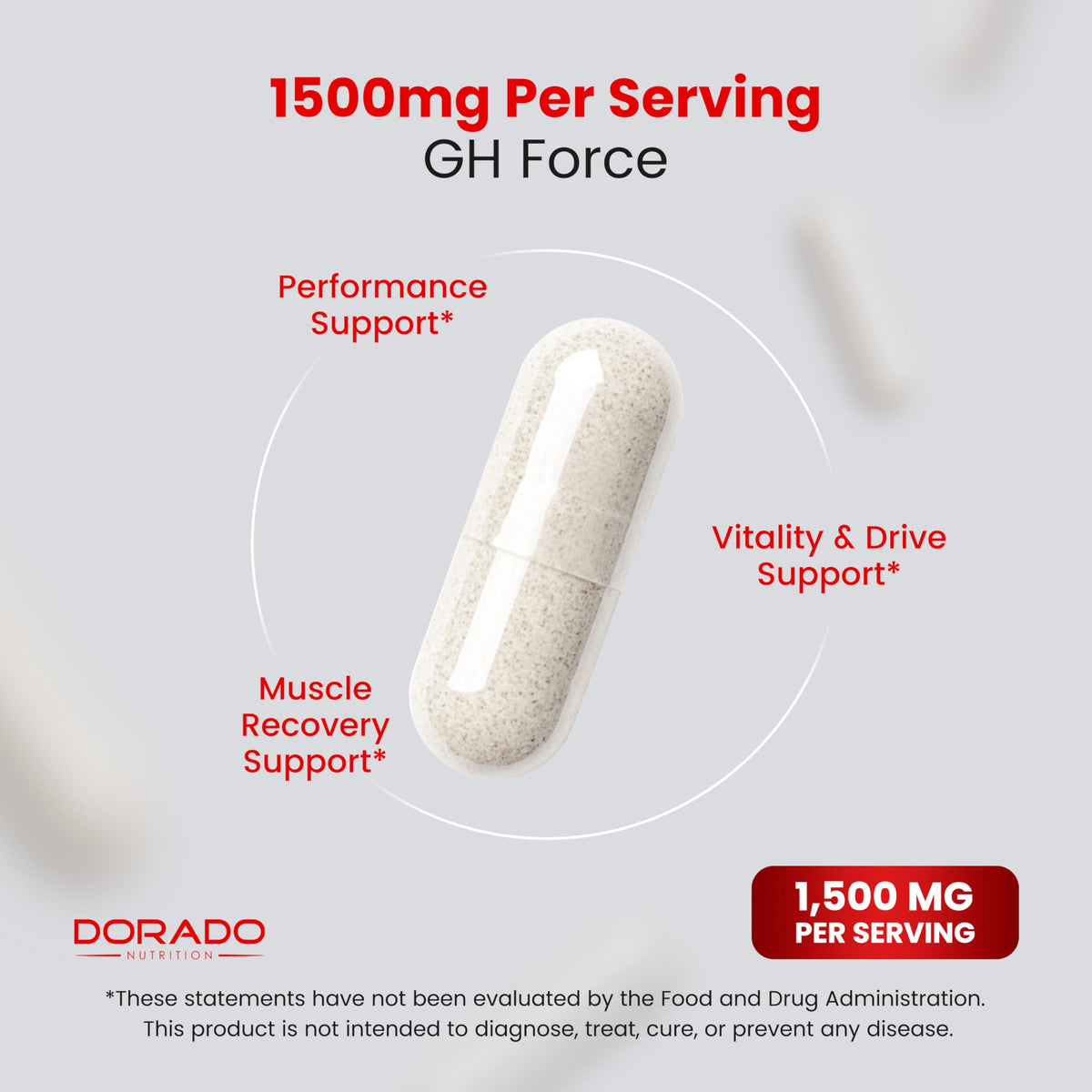 DORADO NUTRITION HGH Supplement for Muscle Growth - 120 Capsules - image 4