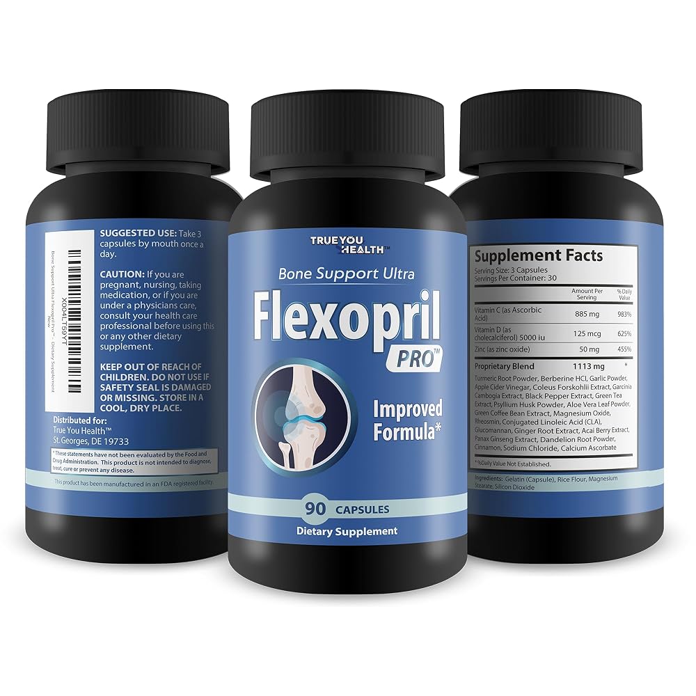 True You Health Bone Support Ultra Flexopril Pro - 90 Capsules - image 4