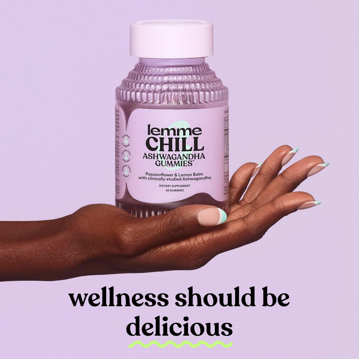 Lemme Chill Stress Relief Gummies - 60 Gummies - image 8