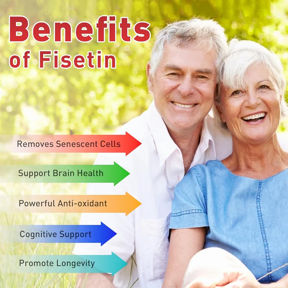 Uarcool Fisetin 2000mg Supplement for Healthy Aging - 180 Softgels - image 4