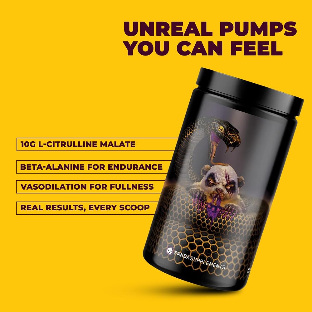 Underground Bio Labs Pandamic Pre-Workout Powder Grape Bubblegum - 40 Servings - image 3