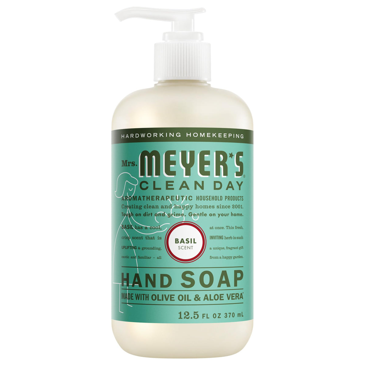 Mrs. Meyer's Clean Day Basil Hand Soap - 12.5 Fl Oz