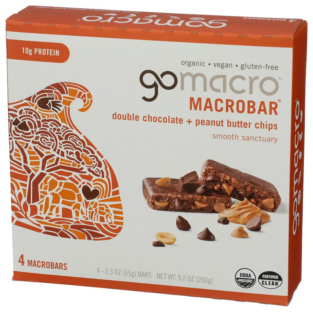 GoMacro Energy Bar Double Chocolate Peanut Butter Organic - 4 Pack - image 4