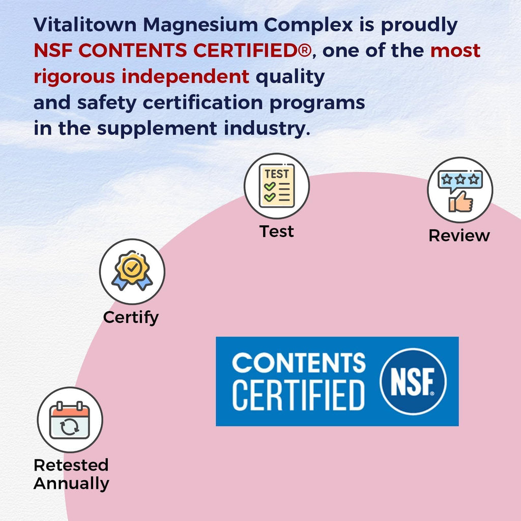 Vitalitown Magnesium Complex 500mg - 60 Capsules - image 4