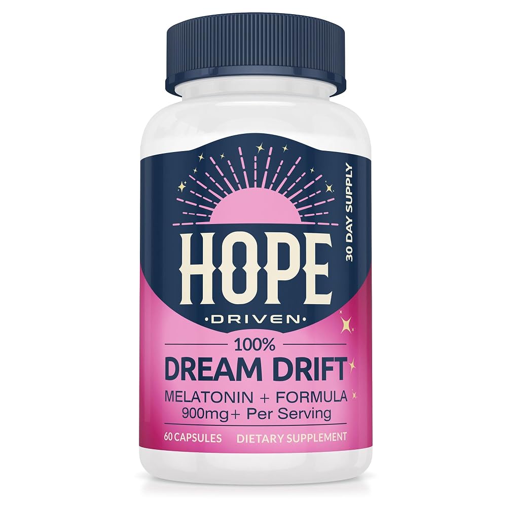 Hope Driven Dream Drift Melatonin+ Sleep Aid - 60 Capsules