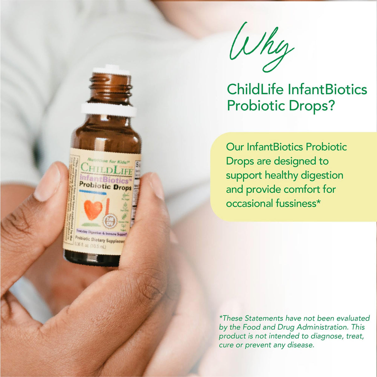 ChildLife Essentials InfantBiotics Baby Probiotic Drops - 0.36 Fl Oz - image 3