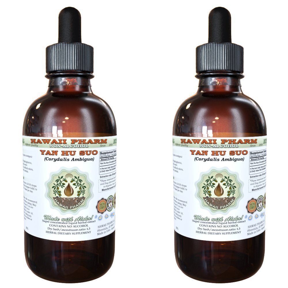 Hawaii Pharm Yan Hu SUO (Corydalis ambigua) Root Alcohol-Free Extract