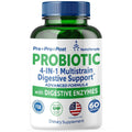NUTRATEMPLE Probiotics 4-in-1 Digestive Enzymes - 60 Capsules