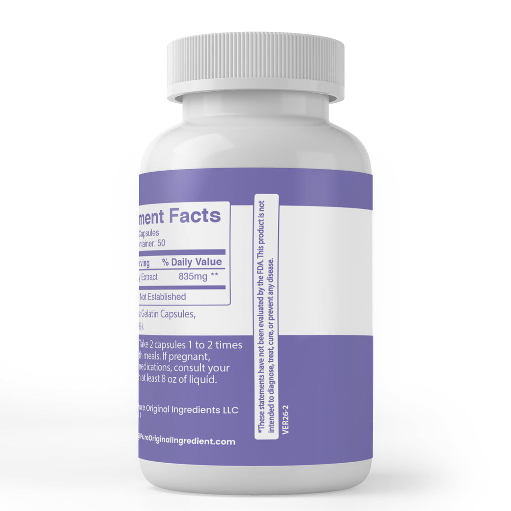 PURE ORIGINAL INGREDIENTS Chasteberry Extract - 100 Capsules - image 3