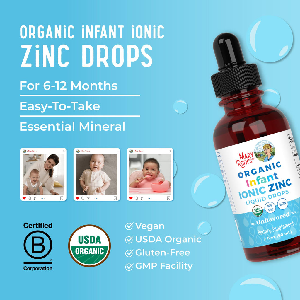 MaryRuth's USDA Organic Liquid Zinc Drops for Infants - 2 Fl Oz - image 9