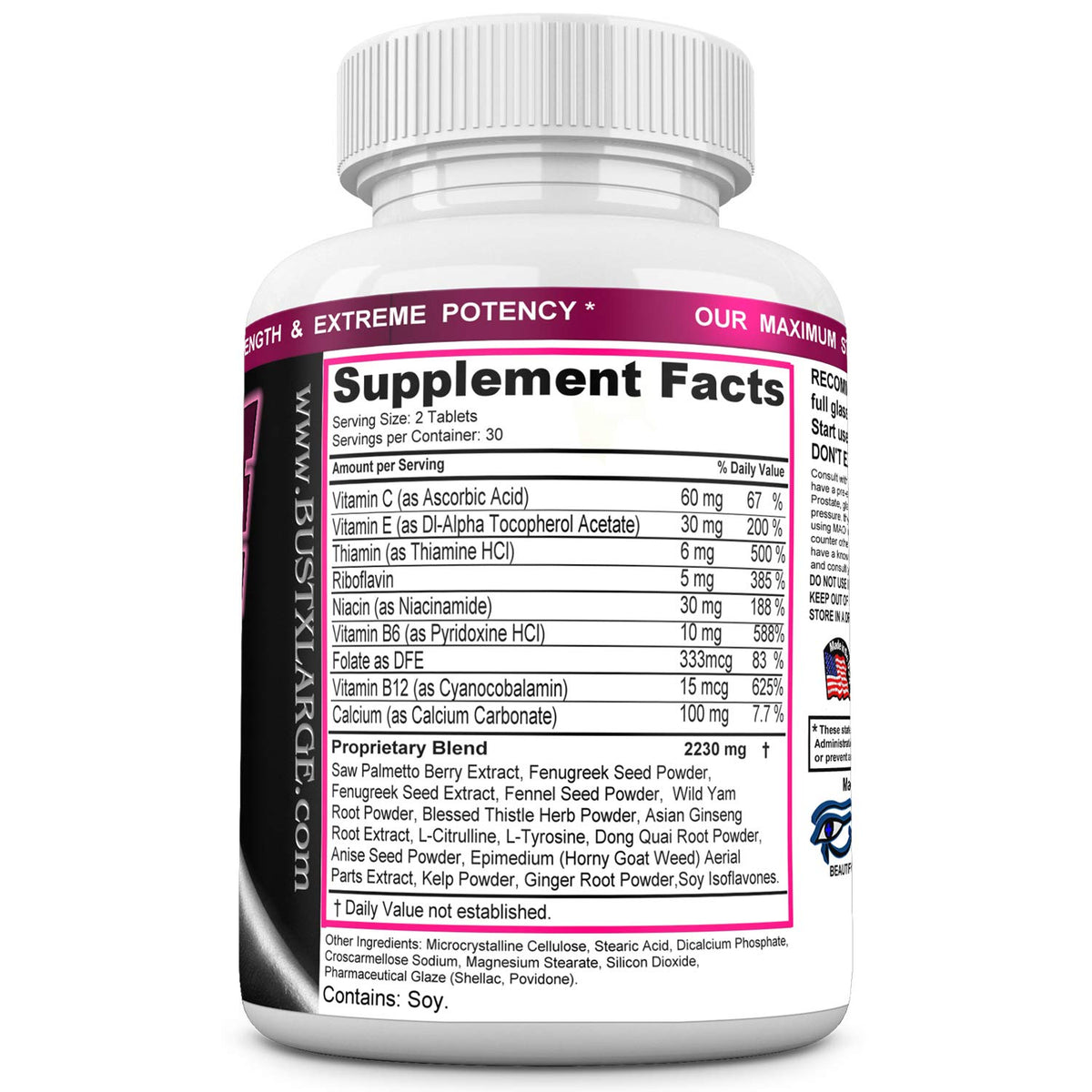BEAUTIFYEM Butt X-Large Natural Butt Enhancement - 60 Capsules - image 2