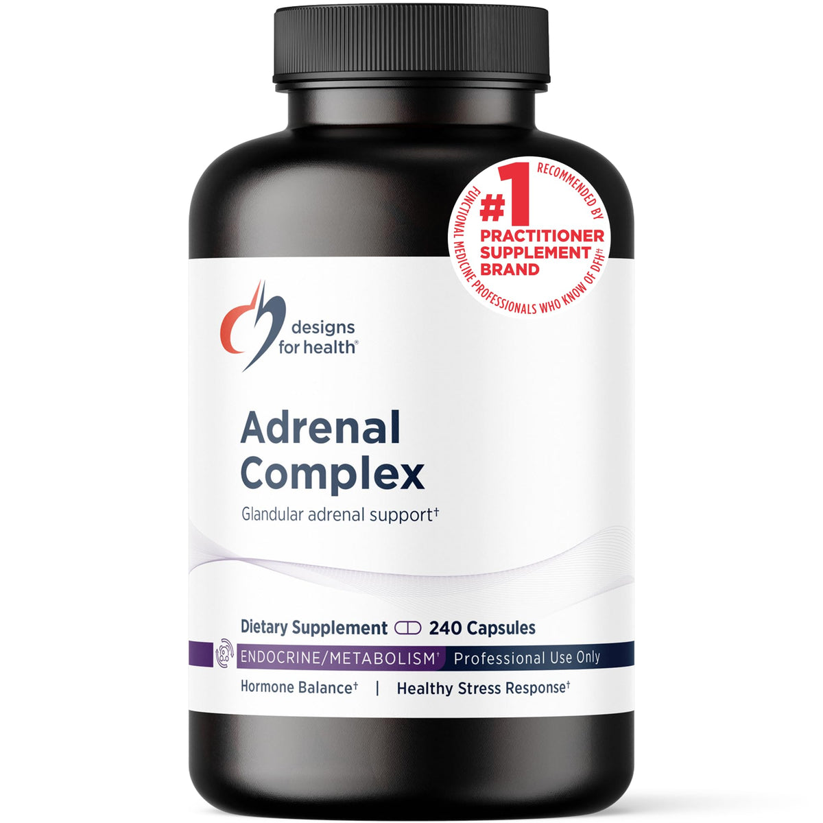 Designs for Health Adrenal Complex - 240 Capsules