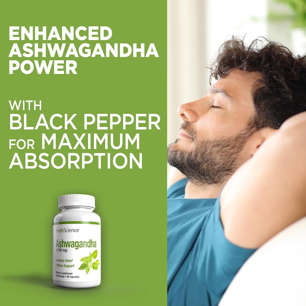 HerbScience Ashwagandha Capsules - 60 Capsules - image 5