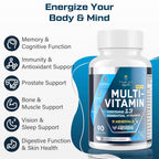 ThrivyThystle Multivitamin for Men 50+ with Methylated B12 & Folate