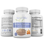 Divine Vibes Turmeric Curcumin with BioPerine Joint Support - 60 Capsules