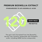 AMANDEAN Boswellia Serrata Extract 65% Capsules Joint Support - 120 Count - image 8