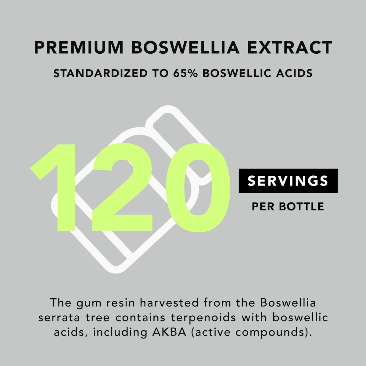 AMANDEAN Boswellia Serrata Extract 65% Capsules Joint Support - 120 Count - image 8