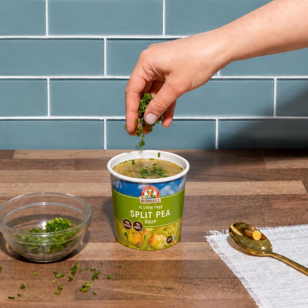 Dr. McDougall's Vegan Split Pea Soup Cup - 6 Pack - image 5