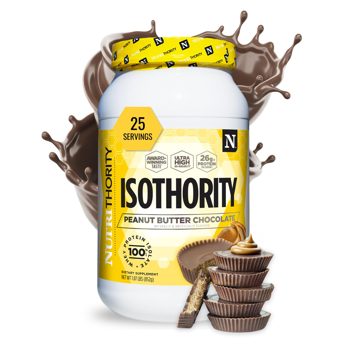 Nutrithority - Isothority Isolated Whey Protein Powder (25 Servings)