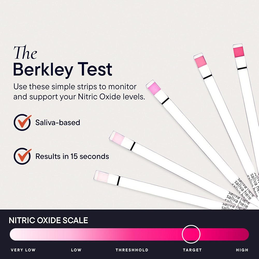 Berkeley Life Nitric Oxide Test Strip - At-Home Saliva Testing Strip