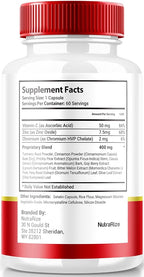 NutraRize Gluconix Blood Support Formula - 300 Capsules - image 2