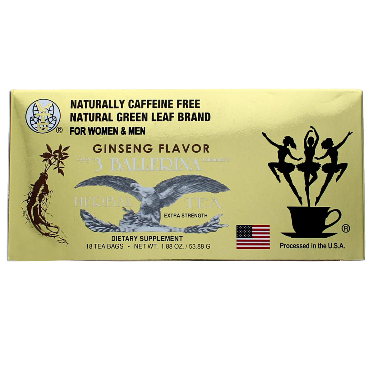 3 Ballerina Ginseng Slim Power Tea - 18 Tea Bags - image 2