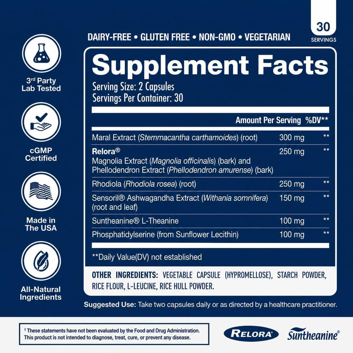 NuEthix Formulations Cort-Eaze Cortisol Support - 60 Capsules - image 4