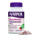 Natrol Melatonin 5 mg Fast Dissolve Tablets, Strawberry - 30 Count