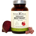 Herbal Roots Organic Beet Root Powder Capsules for Heart Health - 60 Count