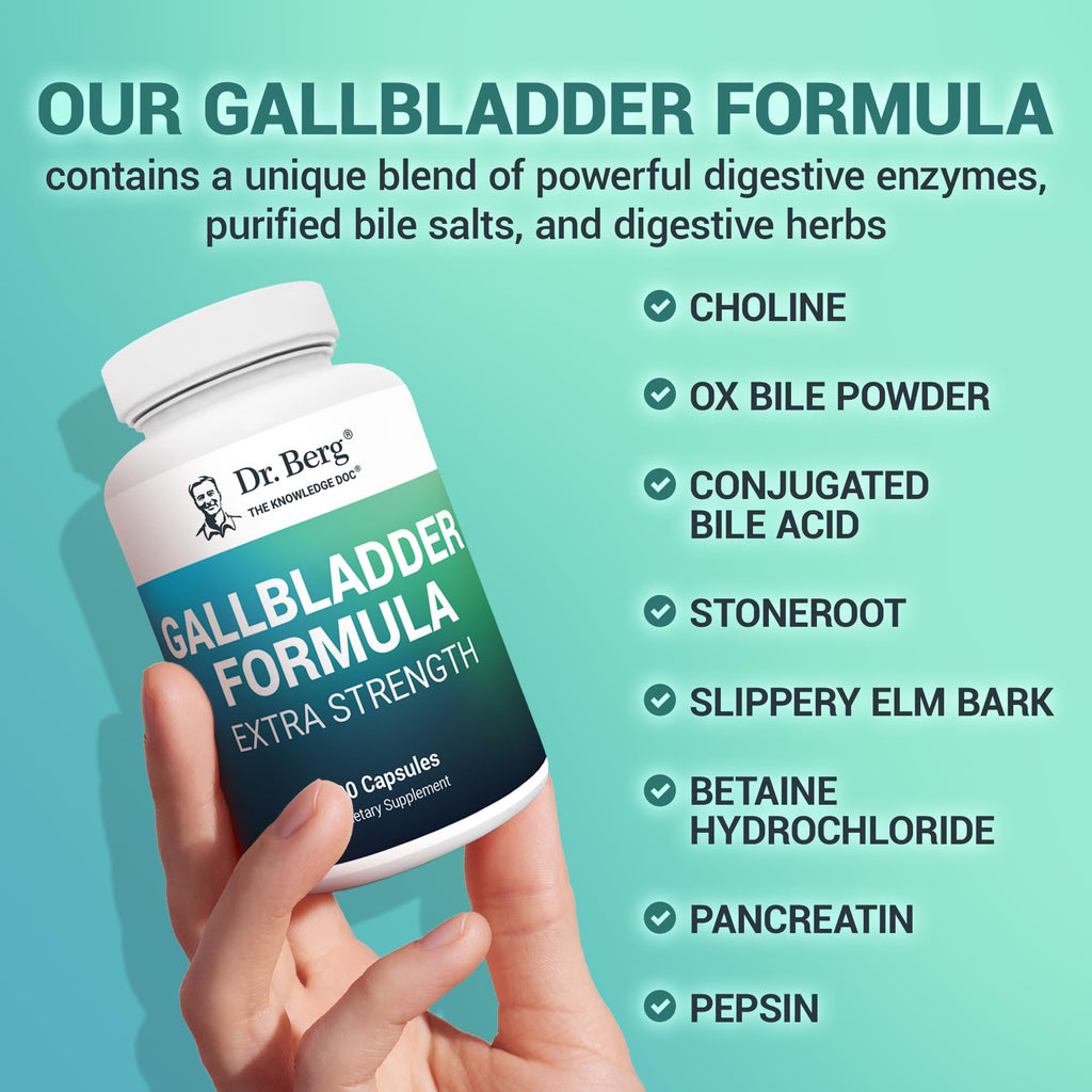 Dr. Berg Gallbladder Formula Extra Strength - 90 Vegetable Capsules - image 6